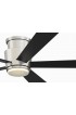 | Fanimation Studio Collection AireHug 60-in Brushed Nickel LED Indoor Flush Mount Ceiling Fan with Light Remote (5-Blade) - AM53006