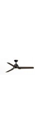 | Fanimation Studio Collection Pyramid 52-in Aged Bronze LED Indoor/Outdoor Ceiling Fan with Light Remote (3-Blade) - JI51857