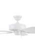 | Harbor Breeze Calera 52-in White Indoor/Outdoor Ceiling Fan (5-Blade) - UD24323