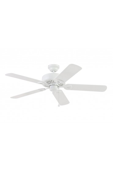 | Harbor Breeze Calera 52-in White Indoor/Outdoor Ceiling Fan (5-Blade) - UD24323