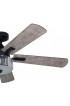 | Harbor Breeze Elms 52-in Black Color-changing LED Indoor Ceiling Fan with Light Remote (5-Blade) - UW84491