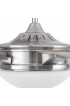 | Harbor Breeze Oakham 70-in Brushed Nickel LED Indoor Ceiling Fan with Light Remote (5-Blade) - KM95889