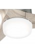 | Hunter Neuron 52-in Matte Silver LED Indoor Smart Propeller Ceiling Fan with Light Remote (3-Blade) - IH01807