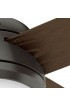 | Hunter Oceana 52-in Noble Bronze LED Indoor/Outdoor Ceiling Fan with Light Wall-mounted (4-Blade) - FY57598