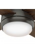 | Hunter Oceana 52-in Noble Bronze LED Indoor/Outdoor Ceiling Fan with Light Wall-mounted (4-Blade) - FY57598