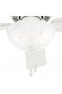 | Hunter Swanson 52-in Fresh White LED Indoor Ceiling Fan with Light (5-Blade) - KO90940