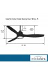 | Minka Aire Skyhawk 60-in Coal LED Indoor Propeller Ceiling Fan with Light Remote (3-Blade) - HX41887