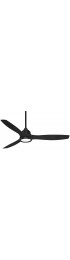 | Minka Aire Skyhawk 60-in Coal LED Indoor Propeller Ceiling Fan with Light Remote (3-Blade) - HX41887