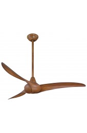 | Minka Aire Wave 52-in Distressed Koa Indoor Ceiling Fan with Remote (3-Blade) - CK80872