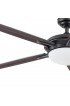 | Prominence Home Clancy 52-in Matte Black LED Indoor Ceiling Fan with Light Remote (5-Blade) - QT09923