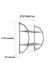 Bathroom Shelves| Home Basics 2 Tier Wall Mounting Chrome Plated Steel Bathroom Shelf - TI39083