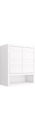 Bathroom Wall Cabinets| KOHLER Helst 24-in W x 28-in H x 10-in D White Bathroom Wall Cabinet - PS68583