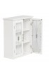 Bathroom Wall Cabinets| Teamson Home Delalney 20.5-in W x 24-in H x 8.5-in D White Bathroom Wall Cabinet - JG12140