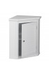 Bathroom Wall Cabinets| Teamson Home Glancy 22.5-in W x 24-in H x 15-in D White Bathroom Wall Cabinet - TU46049