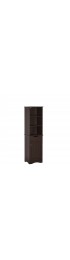 Linen Cabinets| RiverRidge Ashland 16.54-in W x 60.04-in H x 13.39-in D Espresso MDF Freestanding Linen Cabinet - MJ31422