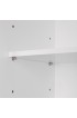 Linen Cabinets| RiverRidge Ellsworth 28.44-in W x 32-in H x 11.75-in D White MDF Freestanding Linen Cabinet - LE09885