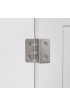 Linen Cabinets| RiverRidge Ellsworth 28.44-in W x 32-in H x 11.75-in D White MDF Freestanding Linen Cabinet - LE09885