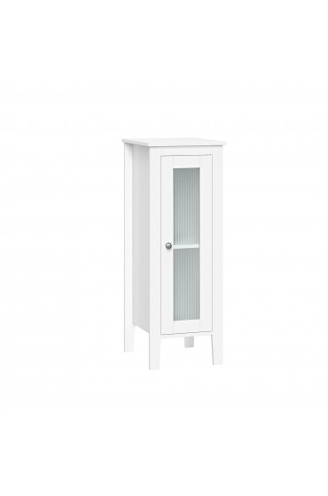 Linen Cabinets| RiverRidge Prescott 11.75-in W x 32-in H x 13-in D White Mdf Freestanding Linen Cabinet - SQ48864