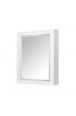 Medicine Cabinets| Avanity Madison 28-in x 36-in Surface White Mirrored Rectangle Medicine Cabinet - UI31465