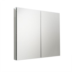 Medicine Cabinets| Fresca Senza 39.5-in x 36-in Lighted Surface/Recessed White Rectangle Medicine Cabinet - BS13771