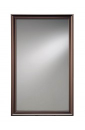 Medicine Cabinets| Jensen Ashton 15.75-in x 25.5-in Recessed Oil Rubbed Bronze Mirrored Rectangle Medicine Cabinet - WN51089