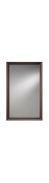 Medicine Cabinets| Jensen Ashton 15.75-in x 25.5-in Recessed Oil Rubbed Bronze Mirrored Rectangle Medicine Cabinet - WN51089