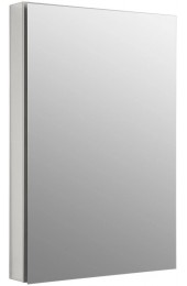Medicine Cabinets| KOHLER Catalan 24.125-in x 36-in Surface/Recessed Satin Anodized Aluminum Mirrored Rectangle Medicine Cabinet - YR54185