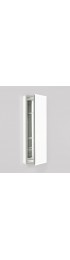Medicine Cabinets| Robern PL Series 15.25-in x 30-in Surface Tinted Gray Mirrored Rectangle Medicine Cabinet with Outlet - TI78633