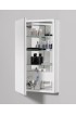Medicine Cabinets| Robern PL Series 19.25-in x 30-in Surface Black Mirrored Rectangle Medicine Cabinet - XZ47550