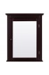Medicine Cabinets| WELLFOR CY bathroom cabinet 22-in x 27.5-in Surface Brown Mirrored Rectangle Medicine Cabinet - JR99840