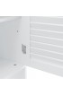 Over-the-Toilet Storage| Goplus Costway 10-in W x 61.8-in H x 26-in D White Over-the-Toilet Storage - UK65490