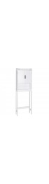 Over-the-Toilet Storage| VEIKOUS 22.4-in W x 66.9-in H x 7.4-in D White Over-the-Toilet Storage - EK82134