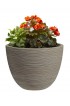 Planters, Stands & Window Boxes| allen + roth Large (25-65-Quart) 19.72-in W x 14.88-in H Vintage Brown Resin Planter - WY10546