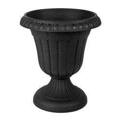 Planters, Stands & Window Boxes| Arcadia Garden Products Large (25-65-Quart) 16-in W x 18-in H Black Plastic Planter - ML58072