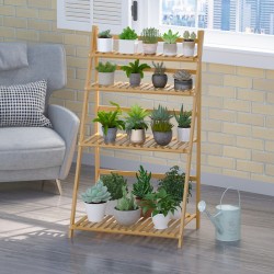 Planters, Stands & Window Boxes| FUFU&GAGA Plant stand 48-in H x 27.6-in W Wood Indoor/Outdoor Rectangular Wood Plant Stand - LA39879