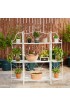Planters, Stands & Window Boxes| Glitzhome 44.75-in H x 11-in Indoor/Outdoor Novelty Steel Plant Stand - OO14050