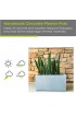 Planters, Stands & Window Boxes| KANTE Extra Large (65+-Quart) 15-in W x 15-in H Slate Gray Concrete Planter with Drainage Holes - ZD15769
