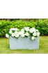 Planters, Stands & Window Boxes| KANTE Extra Large (65+-Quart) 15-in W x 15-in H Slate Gray Concrete Planter with Drainage Holes - ZD15769