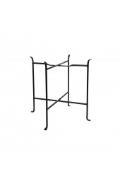 Planters, Stands & Window Boxes| Minuteman International 19.5-in H x 20.25-in W Black Powder Coat Indoor/Outdoor Novelty Wrought Iron Plant Stand - KQ88716