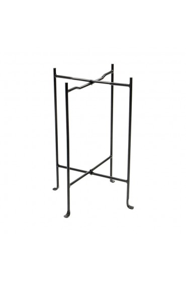 Planters, Stands & Window Boxes| Minuteman International 23-in H x 18-in W Black Powder Coat Indoor/Outdoor Novelty Wrought Iron Plant Stand - MT26934