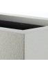 Planters, Stands & Window Boxes| PolyStone Planters Extra Large (65+-Quart) 46-in W x 19-in H White Mixed/Composite Planter with Drainage Holes - HQ39287