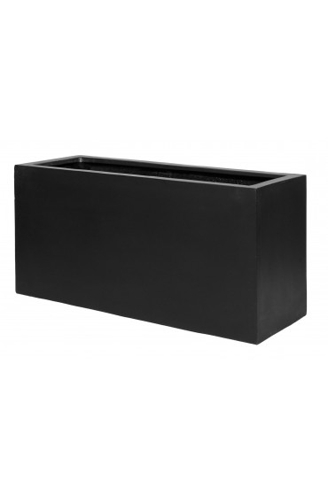 Planters, Stands & Window Boxes| Pottery Pots Extra Large (65+-Quart) 16-in W x 20-in H Black Stone Nursery Planter - BF06412