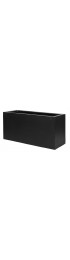 Planters, Stands & Window Boxes| Pottery Pots Extra Large (65+-Quart) 16-in W x 20-in H Black Stone Nursery Planter - BF06412