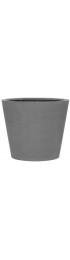 Planters, Stands & Window Boxes| Pottery Pots Extra Large (65+-Quart) 27-in W x 24-in H Gray Stone Nursery Planter - WY35843