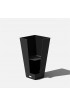 Planters, Stands & Window Boxes| Veradek Extra Large (65+-Quart) 13.75-in W x 26-in H Black Plastic Planter with Drainage Holes - UC73434