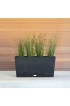 Planters, Stands & Window Boxes| Veradek Large (25-65-Quart) 39-in W x 20-in H Black Plastic Planter with Drainage Holes - LL84164