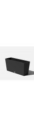 Planters, Stands & Window Boxes| Veradek Large (25-65-Quart) 39-in W x 20-in H Black Plastic Planter with Drainage Holes - LL84164