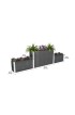 Planters, Stands & Window Boxes| Vita Extra Large (65+-Quart) 134.5-in W x 33-in H Slate Grey Plastic Planter - EO71176