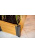 Planters, Stands & Window Boxes| Vita Extra Large (65+-Quart) 24-in W x 11.25-in H Golden Brown Cedar Raised Planter Box - HE35240
