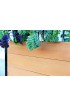 Planters, Stands & Window Boxes| Vita Large (25-65-Quart) 48-in W x 24-in H Brown PVC Vinyl Raised Planter Box - TY47990